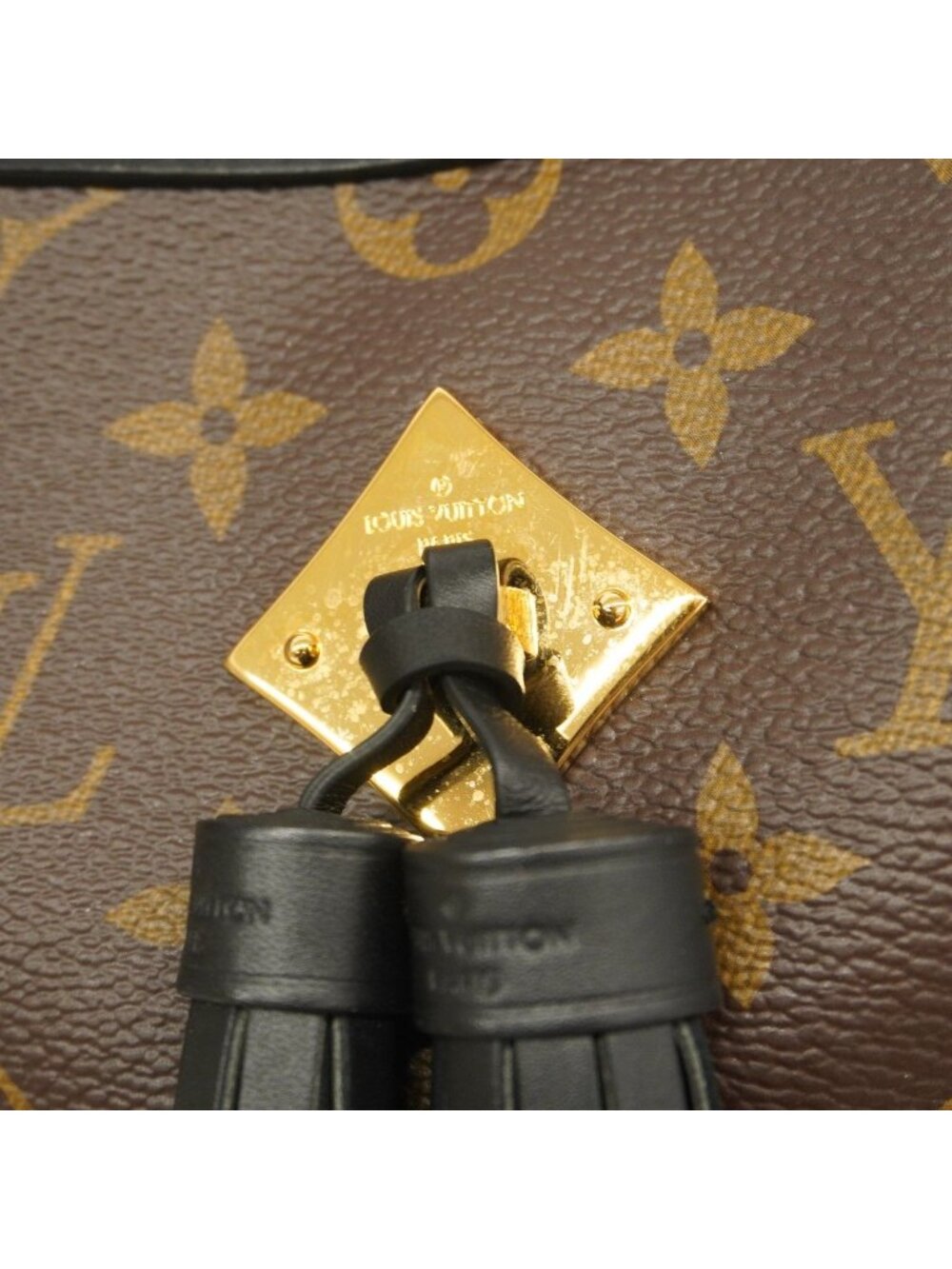 Louis Vuitton Shoulder Bag Monogram Saintonge Noir 2-Way - Picture 8 of 10